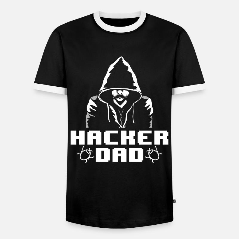 Programmer Coder Software Developer - Men's Ringer Shirt - black/white