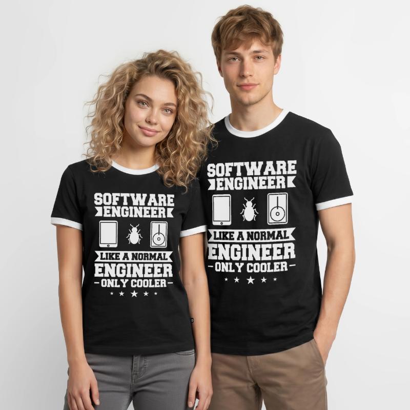 Software Engineering Software Engineering Engineer Men's Ringer Shirt