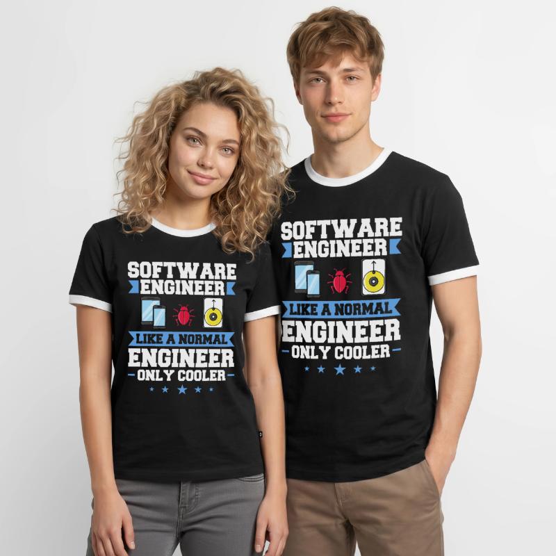 Software Engineering Software Engineering Engineer Men's Ringer Shirt