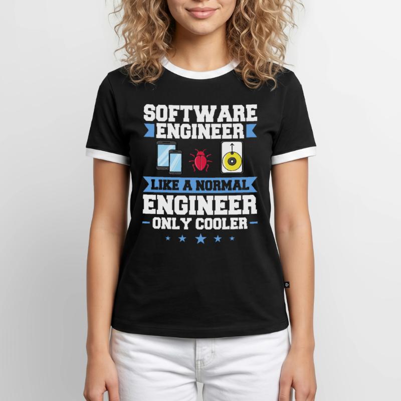 Software Engineering Software Engineering Engineer Men's Ringer Shirt