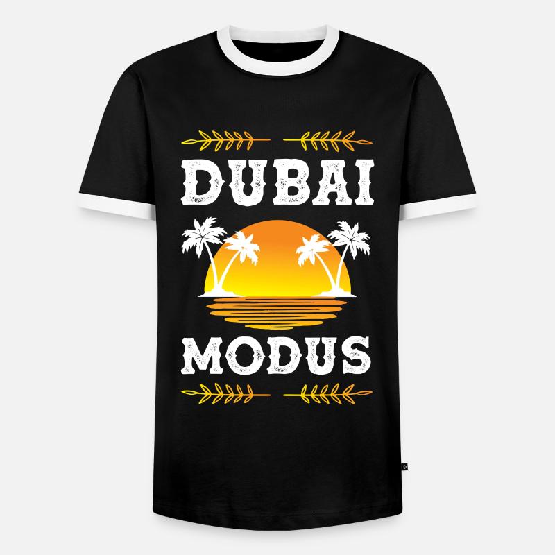 Dubai Mode - Men's Ringer Shirt - black/white