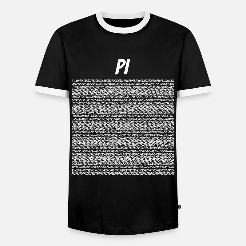 Math gift nerd teacher math teacher math - Men's Ringer Shirt - black/white