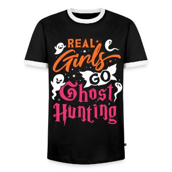 Halloween Gift Killer Skeleton Killer Horreur - T-shirt contrasté Homme - noir/blanc - Devant - AI Model Female 172 light (172cm) & AI Model Male 178 light (178cm)