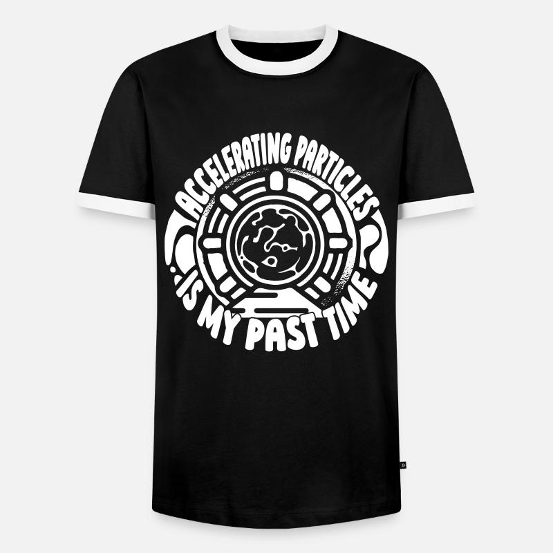 Physics Physicist - Men's Ringer Shirt - black/white