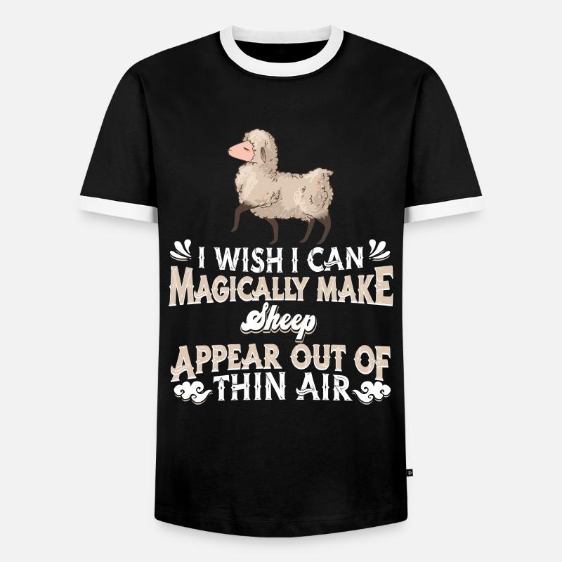 Sheep Shepherd - Men's Ringer Shirt - black/white