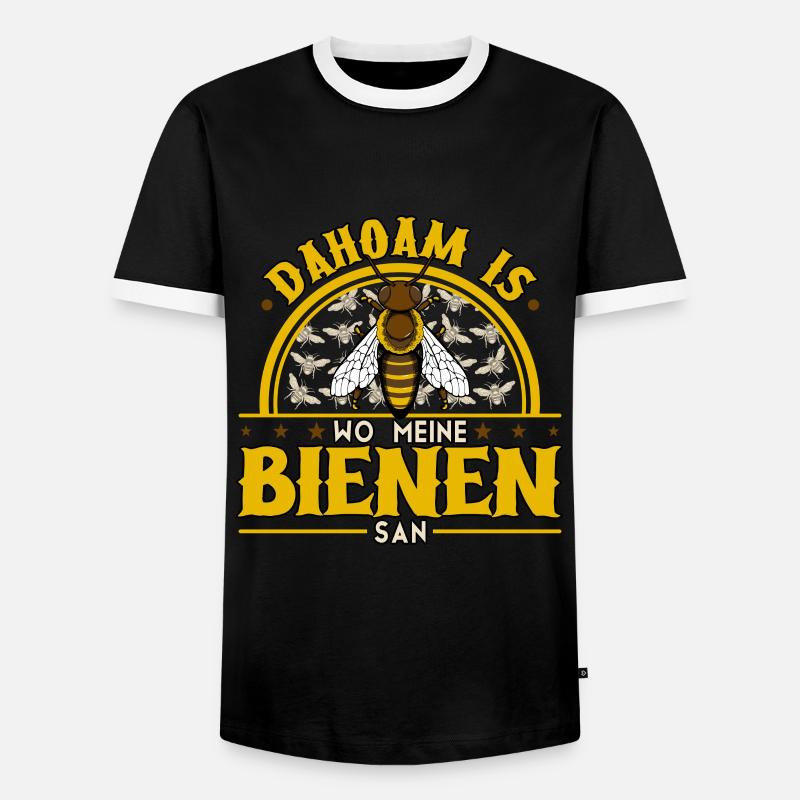 Beekeeper Beekeeper - Men's Ringer Shirt - black/white
