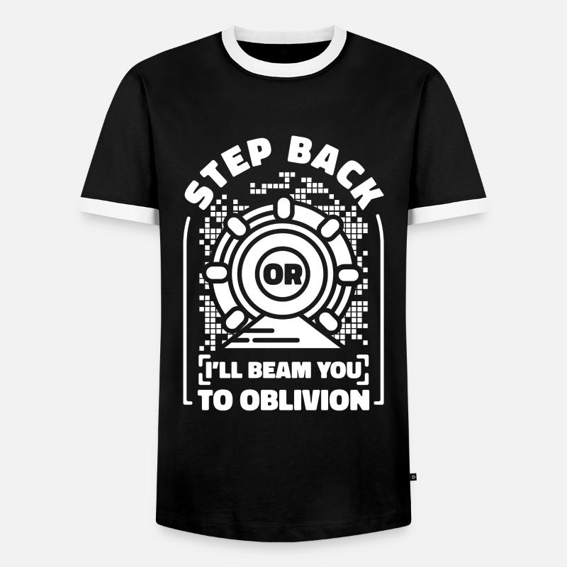 Physics Physicist - Men's Ringer Shirt - black/white