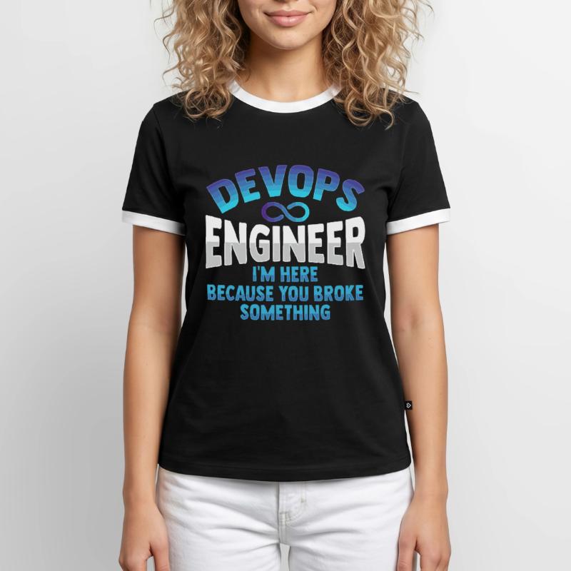 Sys-Admin Developer Devops Engineer Men's Ringer Shirt