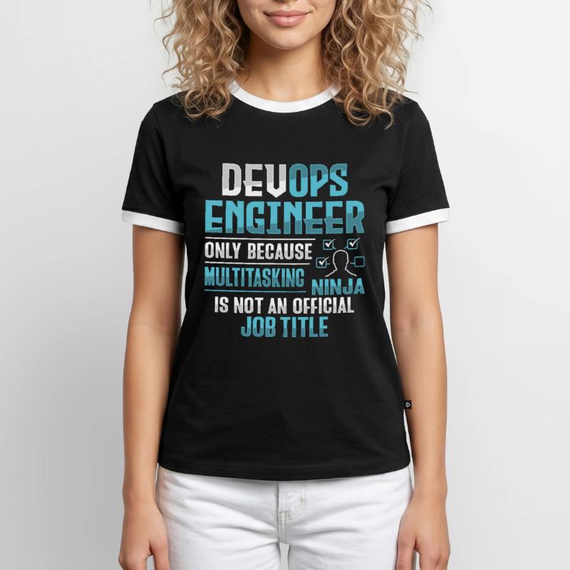 Sys-Admin Developer Devops Engineer Men's Ringer Shirt