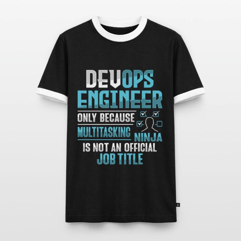 Sys-Admin Developer Devops Engineer Men's Ringer Shirt