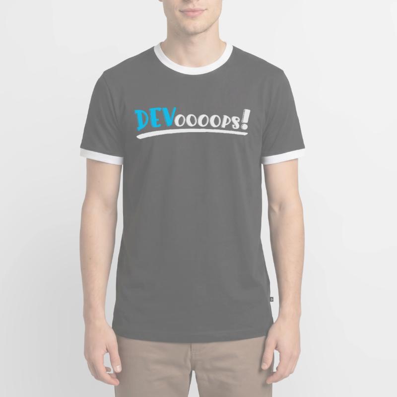 Sys-Admin Developer Devops Engineer Men's Ringer Shirt