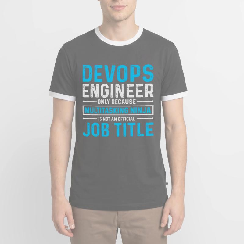 Sys-Admin Developer Devops Engineer Men's Ringer Shirt