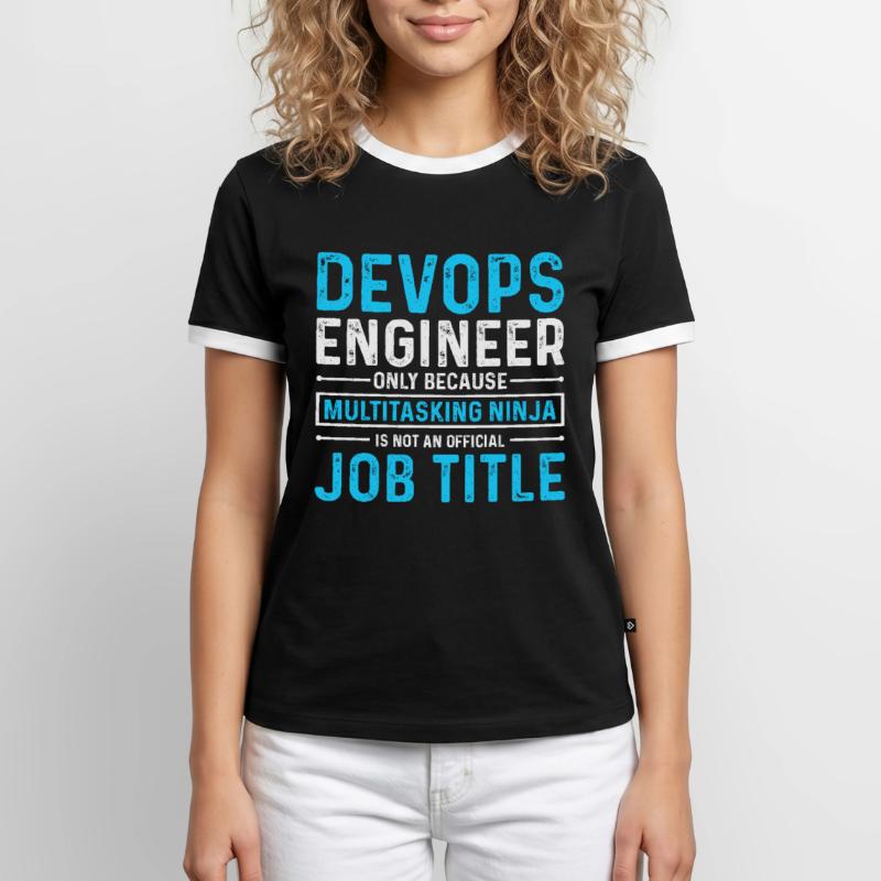 Sys-Admin Developer Devops Engineer Men's Ringer Shirt