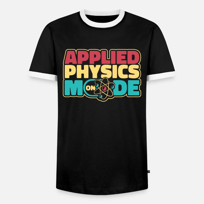 Physik Physiker - Männer Kontrast-T-Shirt - Schwarz/Weiß