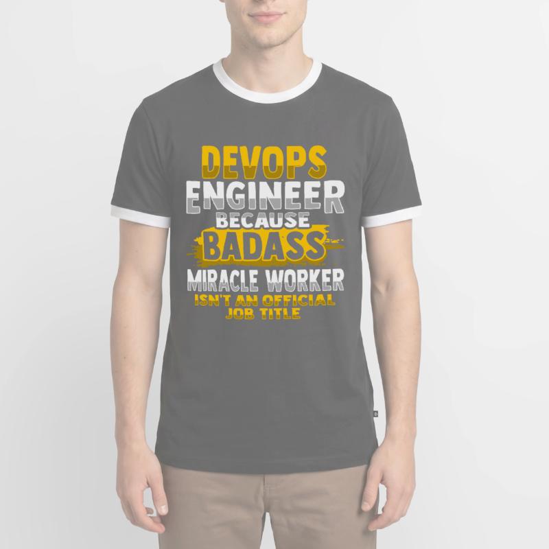 Devops Sys-Admin Developer Men's Ringer Shirt