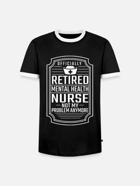 Krankenschwester - Männer Kontrast-T-Shirt - Schwarz/Weiß