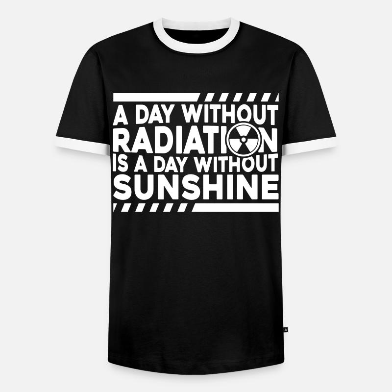 Physics Physicist - Men's Ringer Shirt - black/white