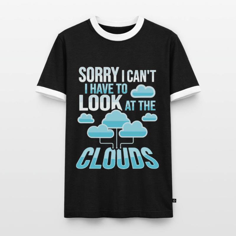 Cloud Administrator Cloud Devops Men's Ringer Shirt
