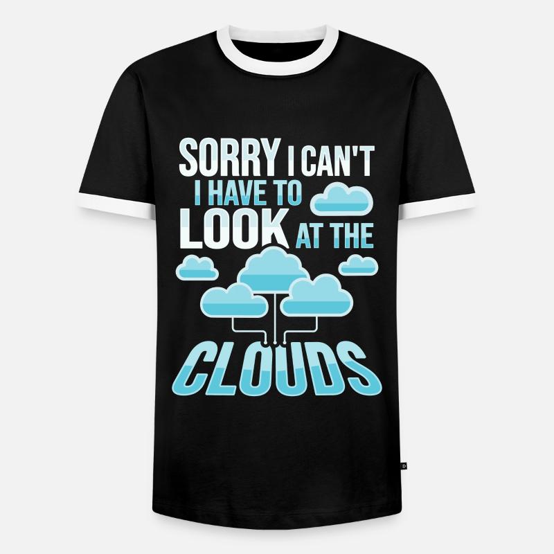 Administrateur Cloud Devops - T-shirt contrasté Homme - noir/blanc