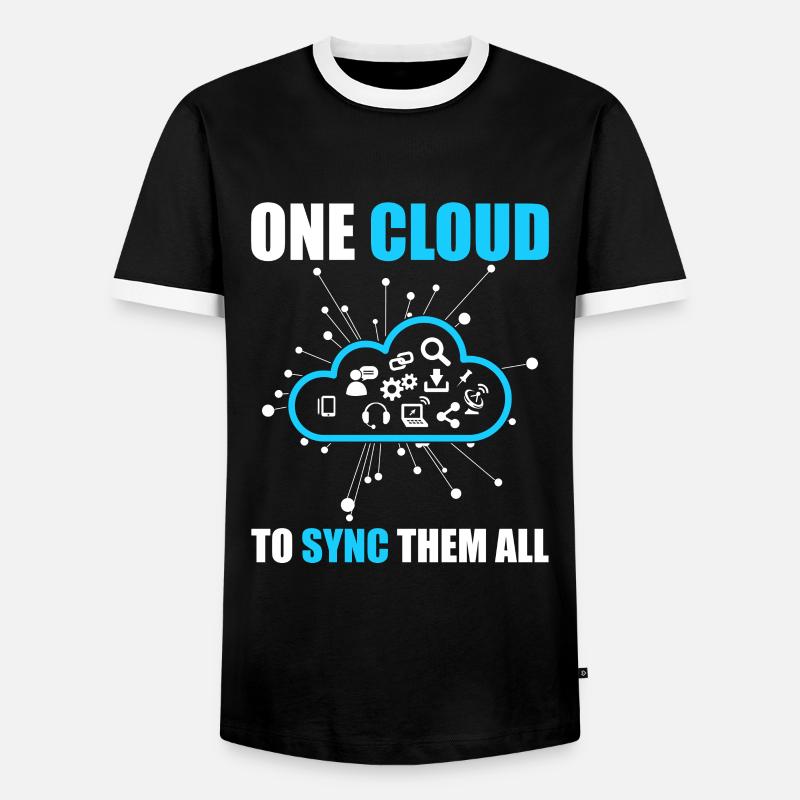 Cloud-Administrator Cloud-Devops - Männer Kontrast-T-Shirt - Schwarz/Weiß