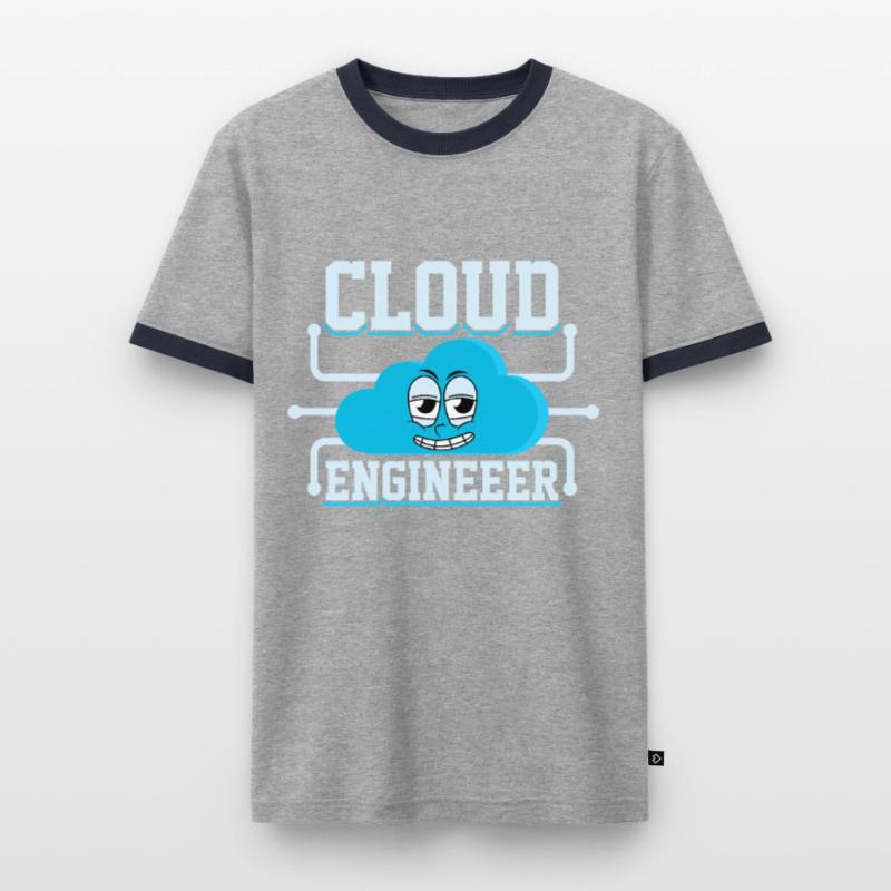 Cloud-Administrator Cloud-Devops Männer Kontrast-T-Shirt