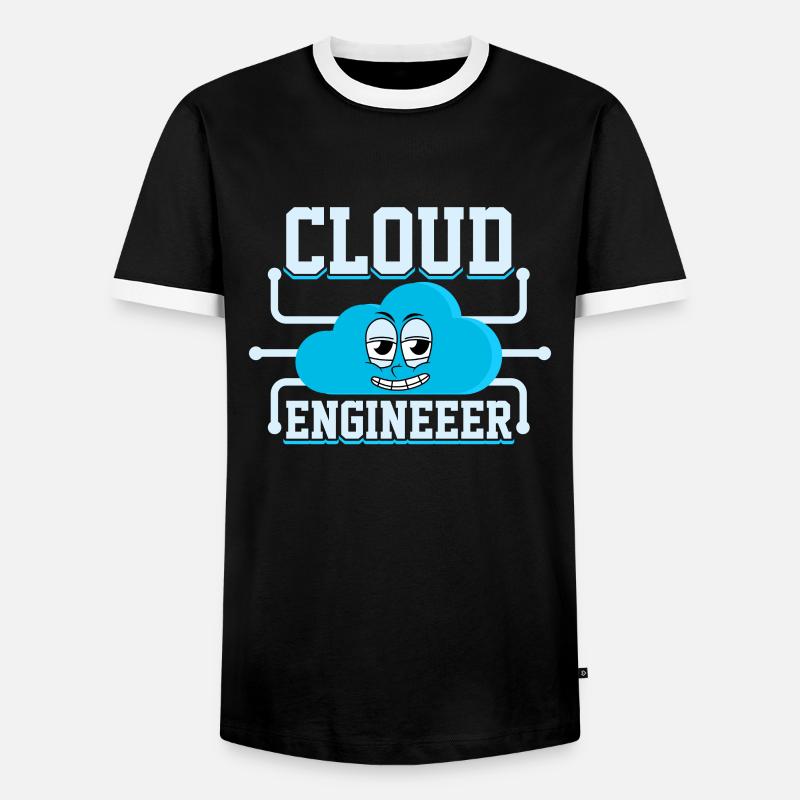 Cloud-Administrator Cloud-Devops - Männer Kontrast-T-Shirt - Schwarz/Weiß