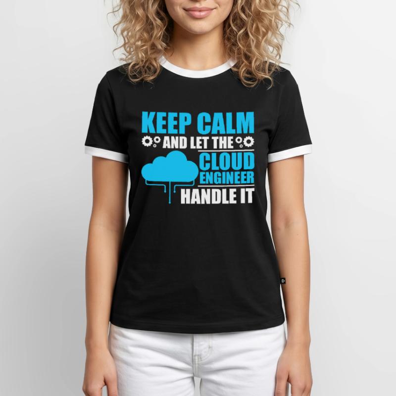 Cloud Administrator Cloud Devops Men's Ringer Shirt