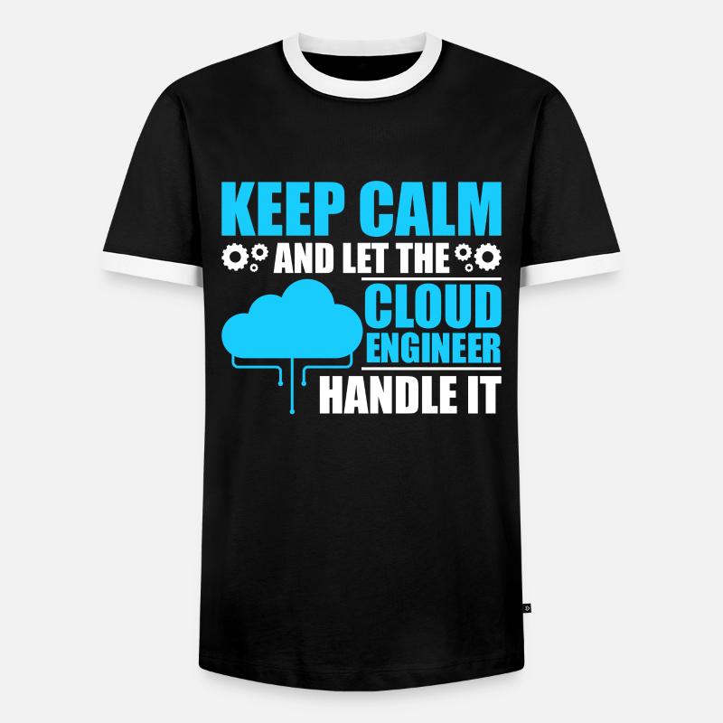 Cloud-Administrator Cloud-Devops - Männer Kontrast-T-Shirt - Schwarz/Weiß