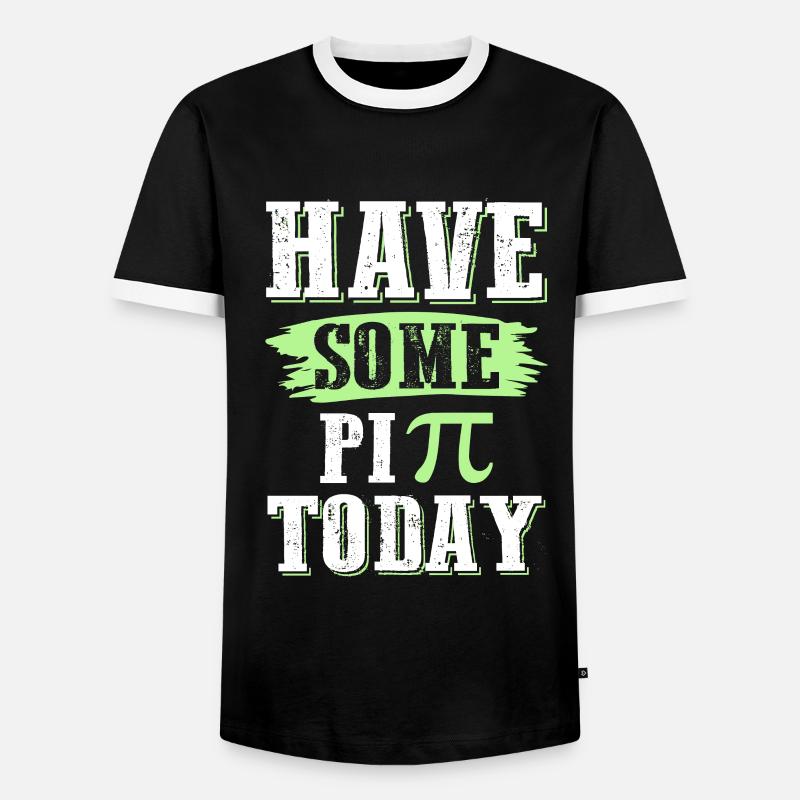 Learn mathematics - Men's Ringer Shirt - black/white