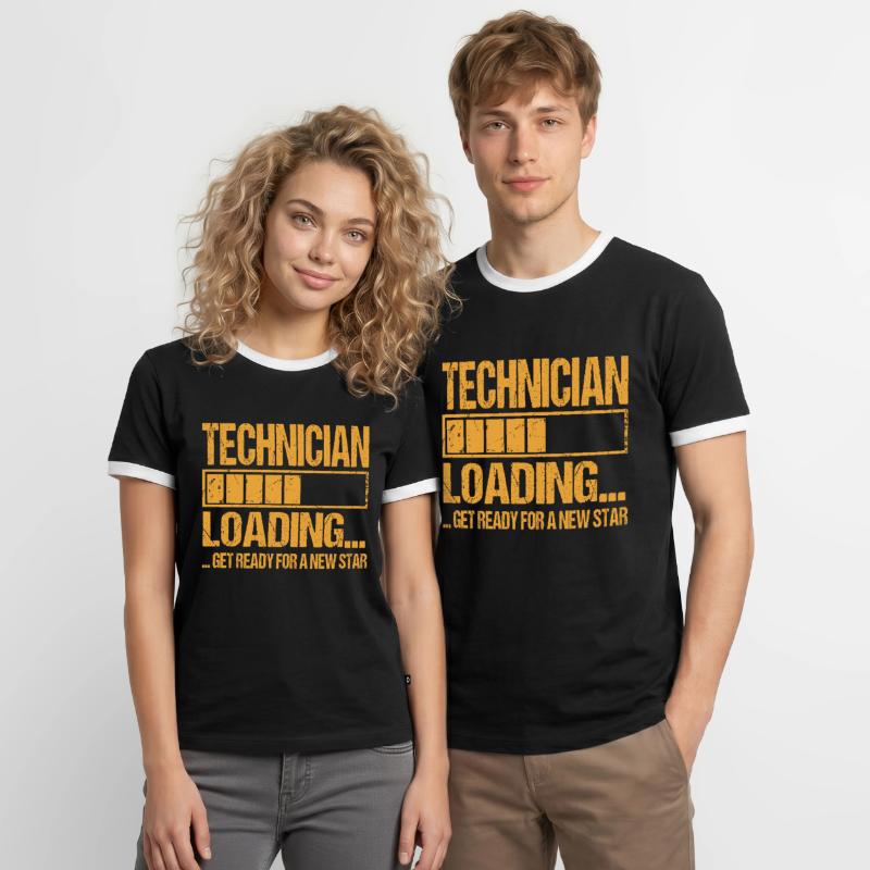 Technician loading Technician Training Men's Ringer Shirt