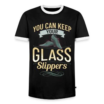 Stepptanz Anfänger Schuhe Musik lernen Tänzer - Männer Kontrast-T-Shirt - Schwarz/Weiß - Vorne - AI Model Female 172 light (172cm) & AI Model Male 178 light (178cm)