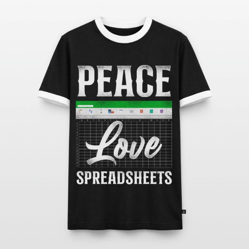 Comptable Comptable Comptable Comptabilité T-shirt contrasté Homme
