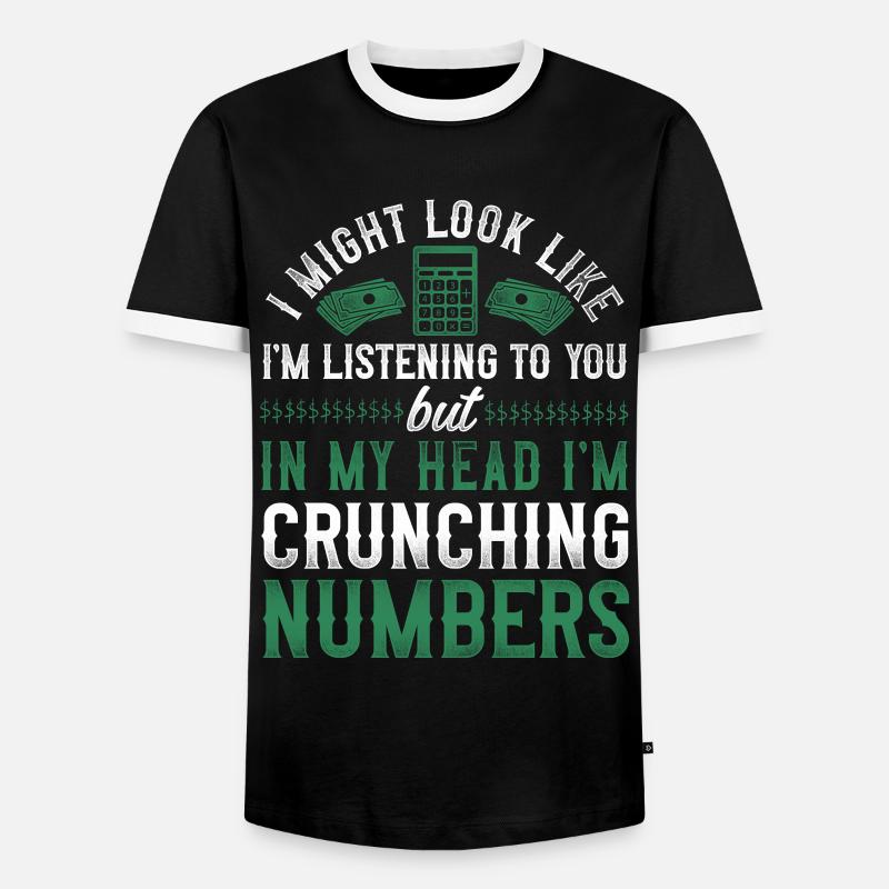 Comptable Comptable Comptable Comptabilité - T-shirt contrasté Homme - noir/blanc