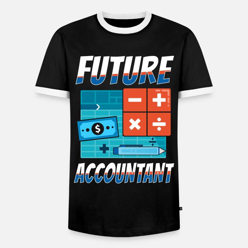Comptable Comptable Comptable Comptabilité - T-shirt contrasté Homme - noir/blanc