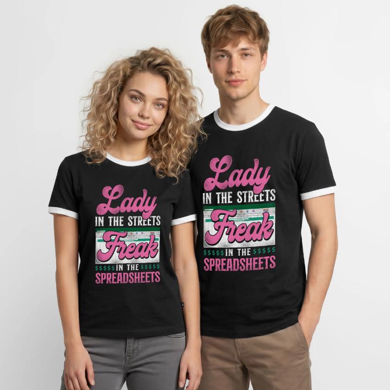 Comptable Comptable Comptable Comptabilité T-shirt contrasté Homme