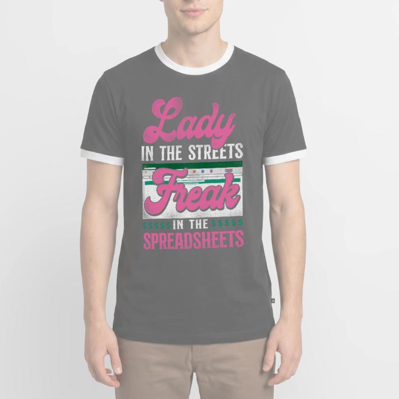 Comptable Comptable Comptable Comptabilité T-shirt contrasté Homme