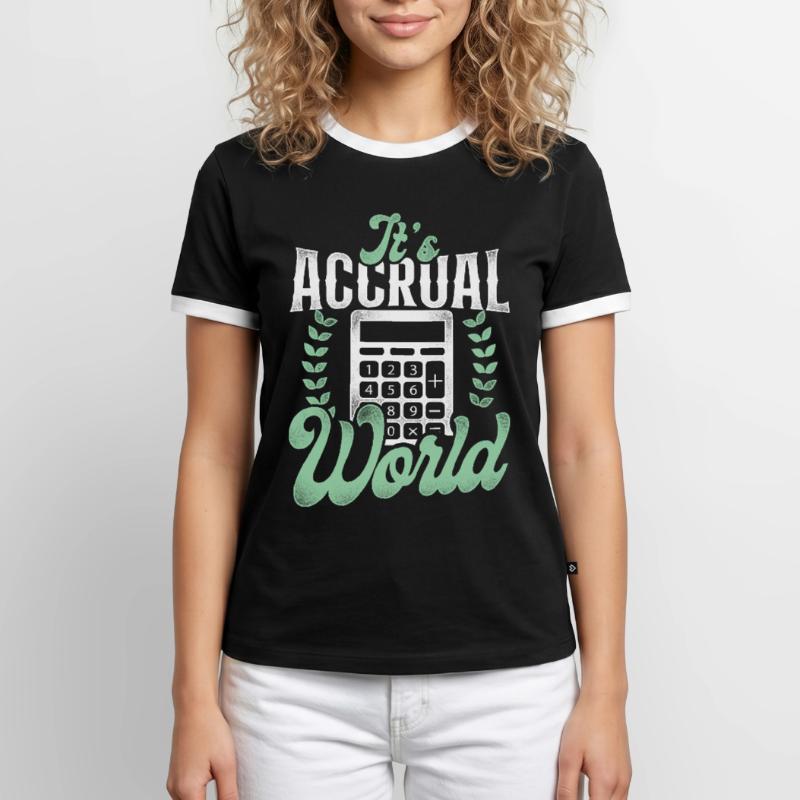 Comptable Comptable Comptable Comptabilité T-shirt contrasté Homme