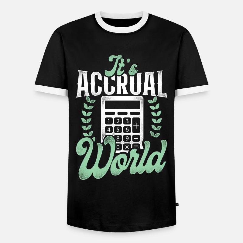 Comptable Comptable Comptable Comptabilité - T-shirt contrasté Homme - noir/blanc