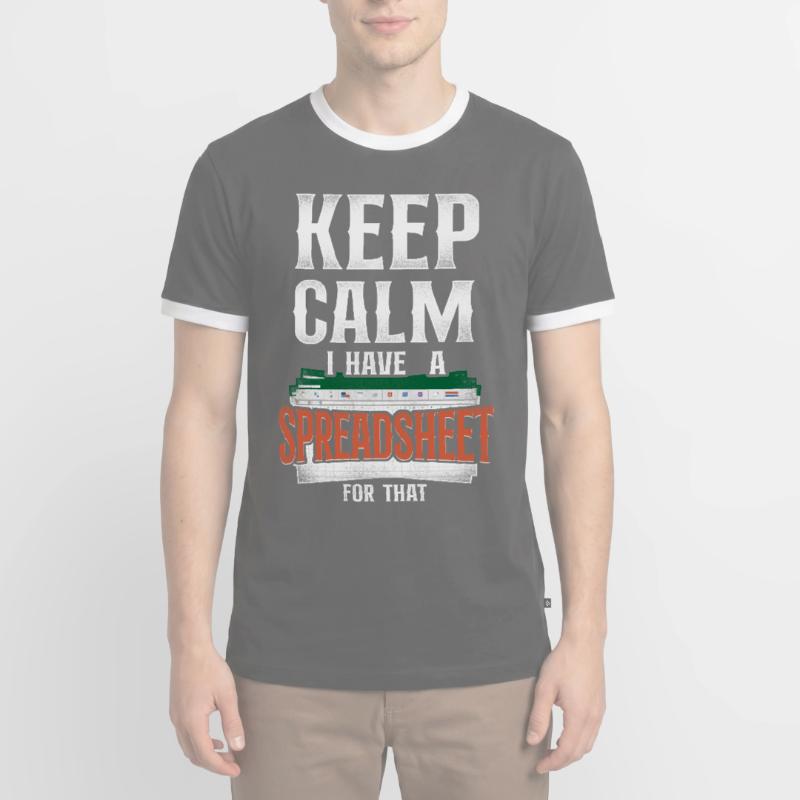 Comptable Comptable Comptable Comptabilité T-shirt contrasté Homme