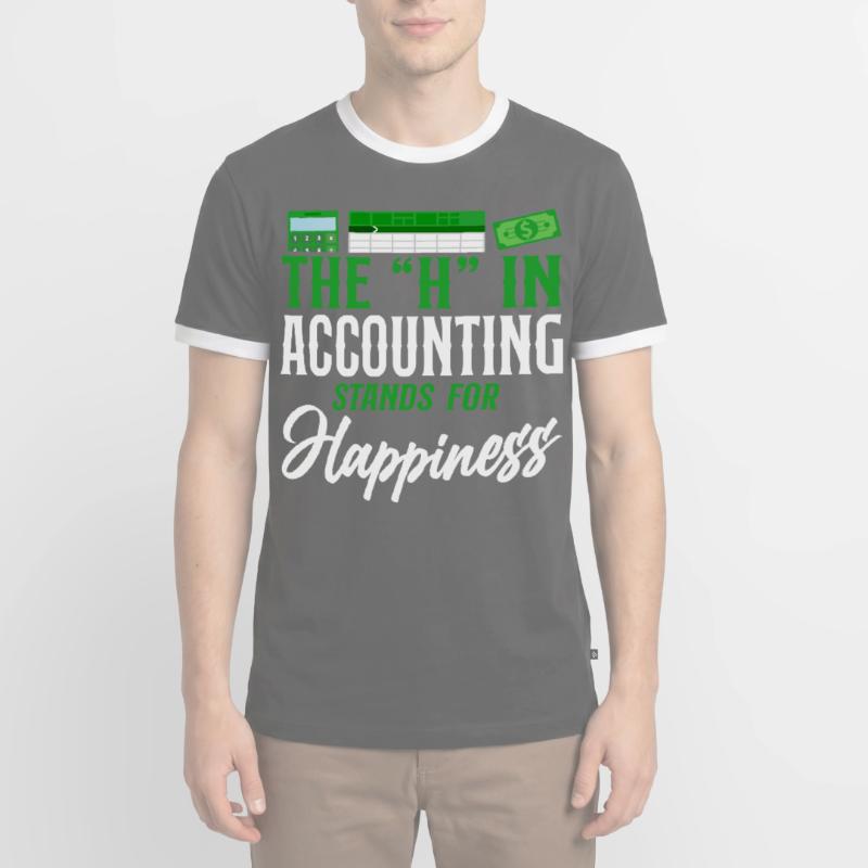Comptable Comptable Comptable Comptabilité T-shirt contrasté Homme