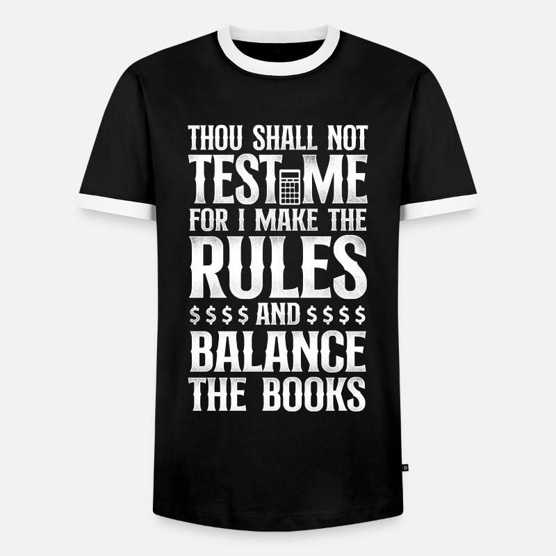 Comptable Comptable Comptable Comptabilité - T-shirt contrasté Homme - noir/blanc