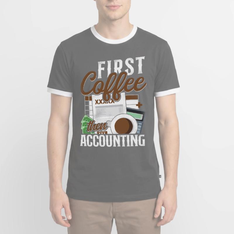 Comptable Comptable Comptable Comptabilité T-shirt contrasté Homme