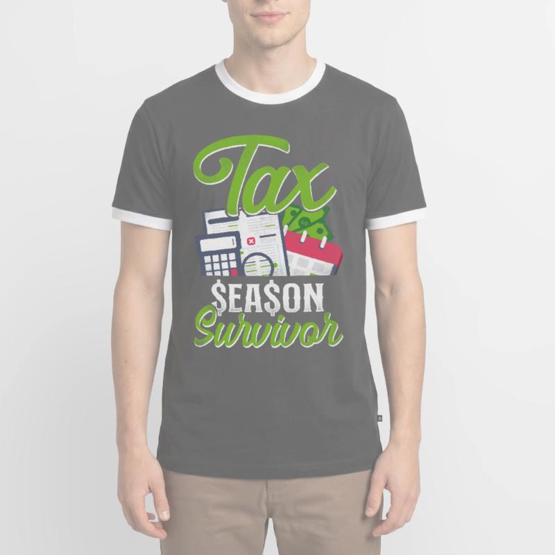 Comptable Comptable Comptable Comptabilité T-shirt contrasté Homme