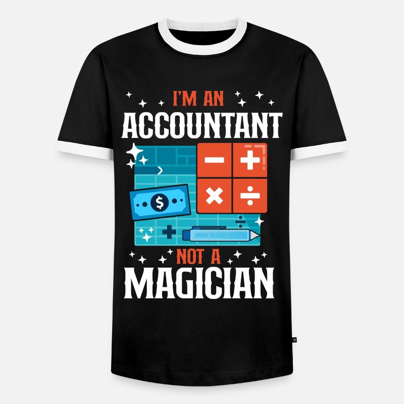 Comptable Comptable Comptable Comptabilité - T-shirt contrasté Homme - noir/blanc