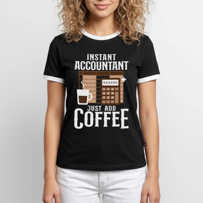Comptable Comptable Comptable Comptabilité T-shirt contrasté Homme
