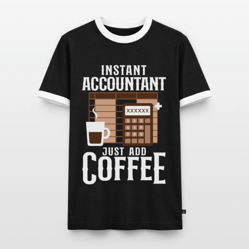 Comptable Comptable Comptable Comptabilité T-shirt contrasté Homme