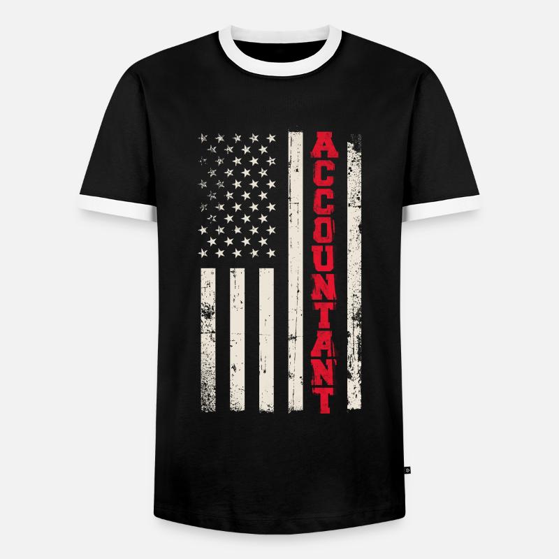Comptable Comptable Comptable Comptabilité - T-shirt contrasté Homme - noir/blanc