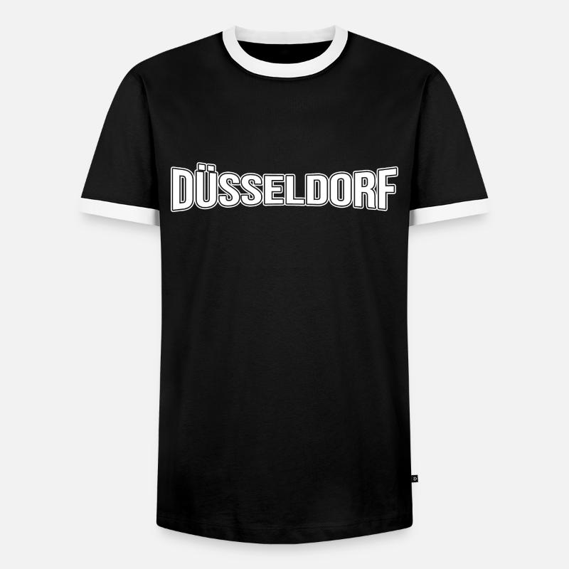 Dusseldorf - Men's Ringer Shirt - black/white