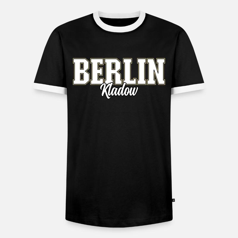 Berlin Kladow - Männer Kontrast-T-Shirt - Schwarz/Weiß