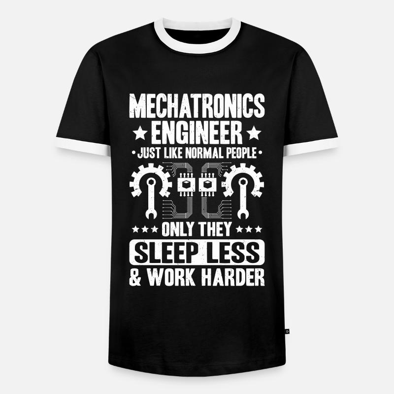 Mechatroniker Mechatronik Mechatronics Engineer - Männer Kontrast-T-Shirt - Schwarz/Weiß
